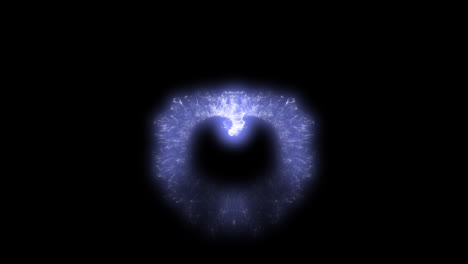 Magischer-Effekt,-Frostige-Nebeleffekte,-Wellenpartikel,-Rauchexplosion,-Animationsvideo-Mit-Alphakanal.